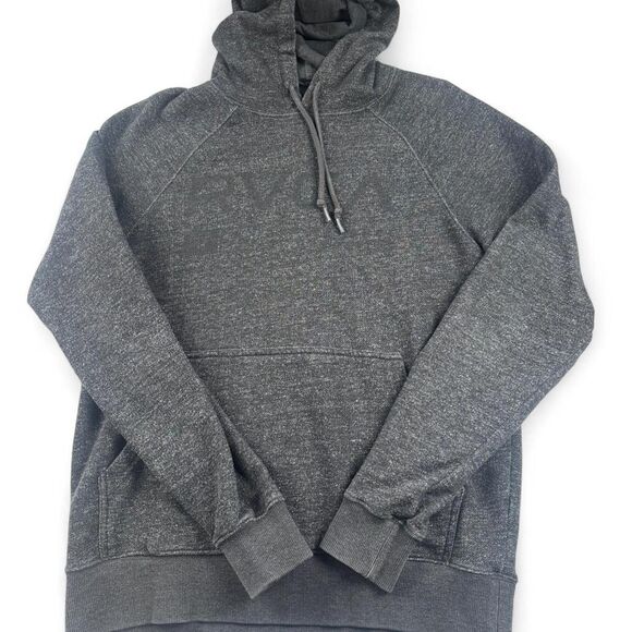 RVCA Other - RVCA Men’s Gray Hoodie Relaxed Fit Size Small Skater Style
